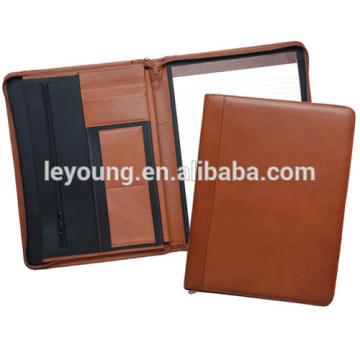 Leather Document File Daily Planner Organizer