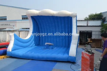 Surfing simulator sport game inflatable mechanical surfboard