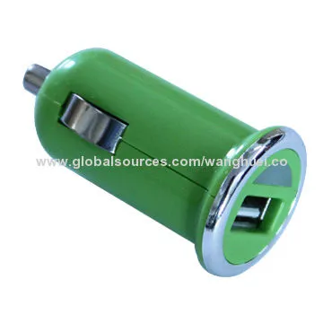 Slim Car Charger, 5V 2.4A, 12-24V DC
