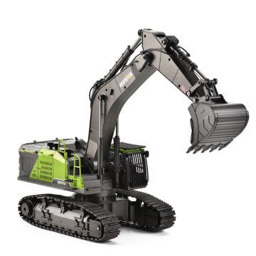 High-Quality HUINA 1593 2.4GHz 22 Channels Alloy RC Excavator Toy for Kids