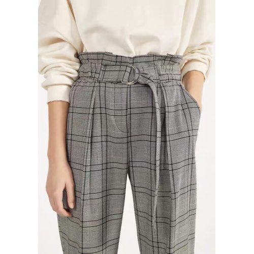 Fashion Lady Long Waist Slim Fit Long Pants
