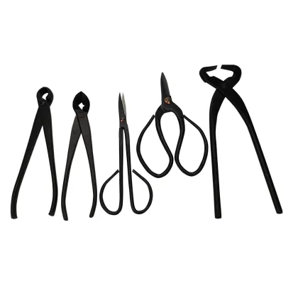 Professional Carbon Steel Bonsai Scissors for Garden Pruning and Tree Trimming