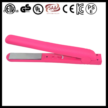 100-240V 450 degree PTC heater swivel cord led 1 inch titanium flat iron