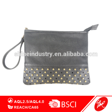 European and American style fashion zipper clutch bags