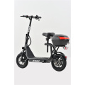 Scooter eléctrico de cercanías de 12 pulgadas 500W con asiento