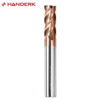 Handerk Hrc55/65/75: Comprehensive Carbide Corner Radius End Mill Sets for CNC Tooling - Unequal Flute Milling Cutters