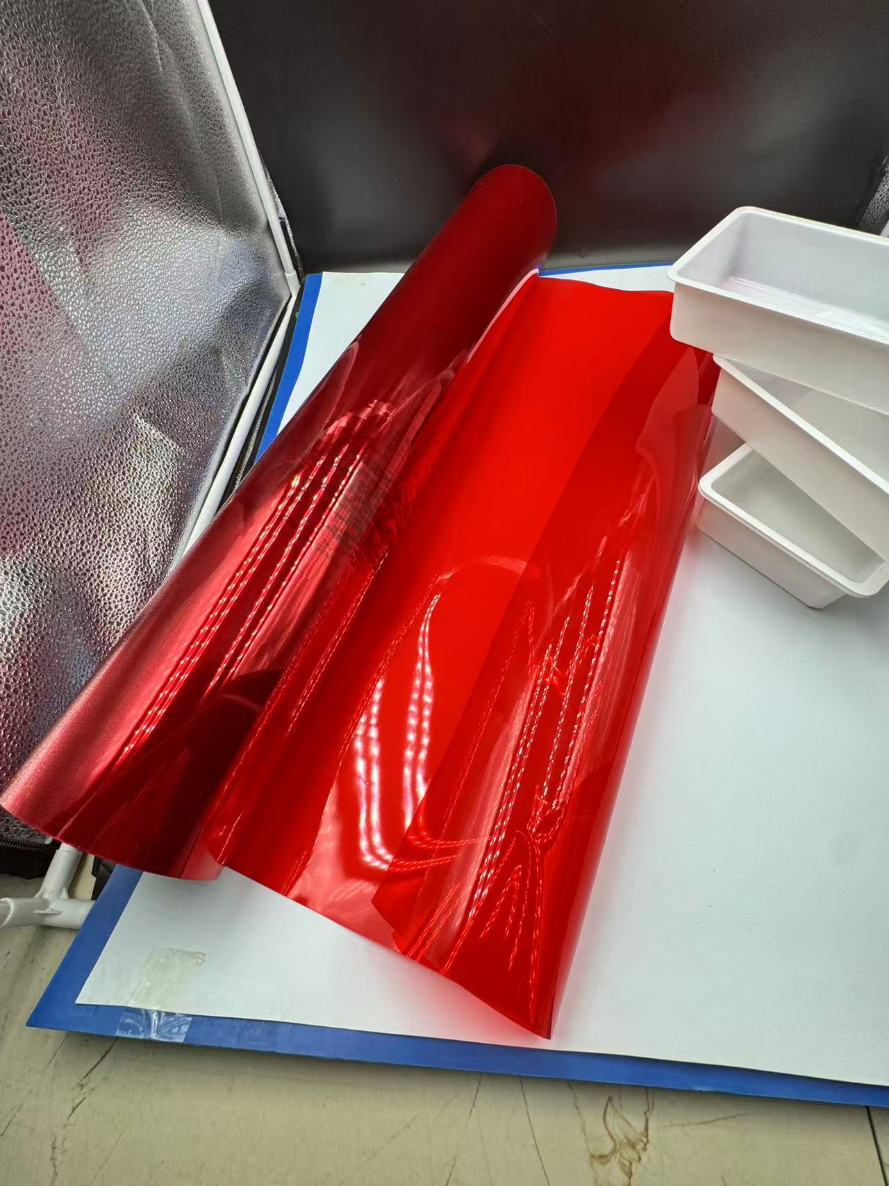 PVC film snack packaging