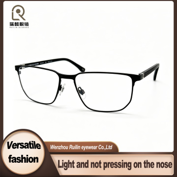 Sapan Menteşeli Dikdörtgen Erkek Optik Çerçeveleri