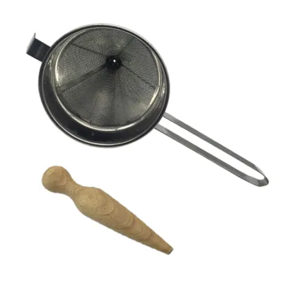 3-Pieces Stainless Steel Chinois Strainer Set