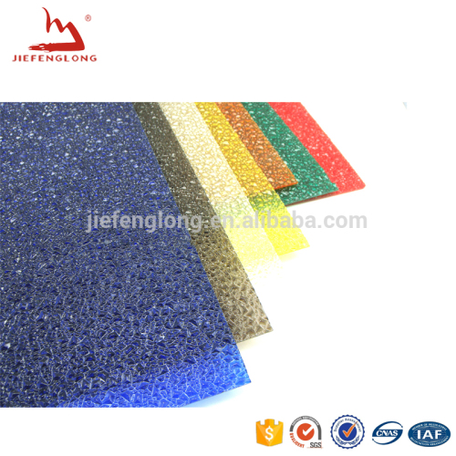not turn yellow polycarbonate embossed sheet price