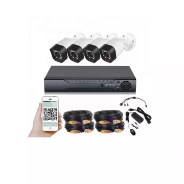 Outdoor Bullet Analog DVR Security System 1080P CCTV 4 Channel Camera XMEYE