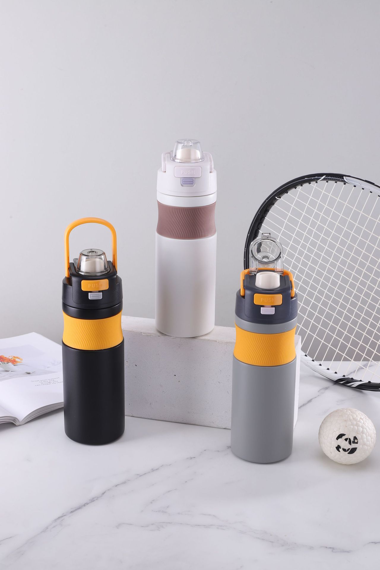 Outdoor Portable Handle Direct Drinking Sports Water Bottle