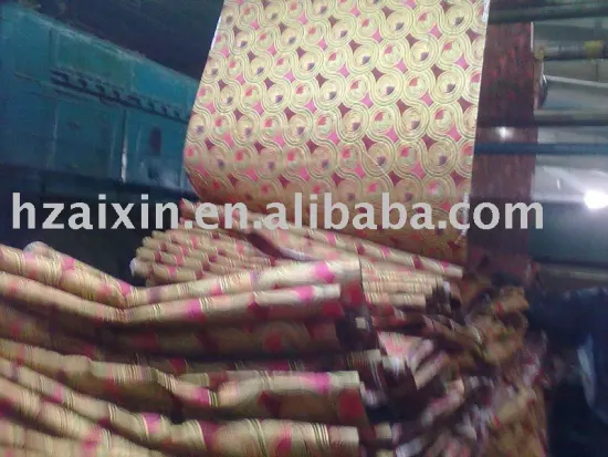 Wax Fabric with 100 cotton printed wax fabric