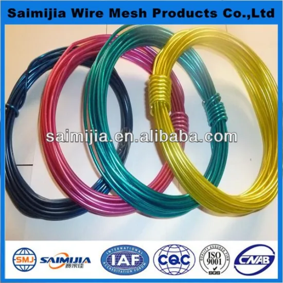 pvc coated iron wire/pvc coated wire