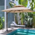 Villa para paraguas de la playa al aire libre Villa Sunshade de gran tamaño