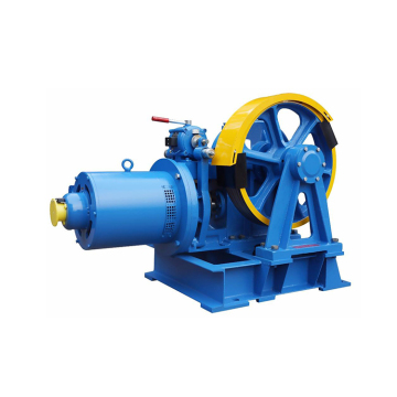 Geared Traction Motor for Passenger Lifts - 3kw to 6.4kw