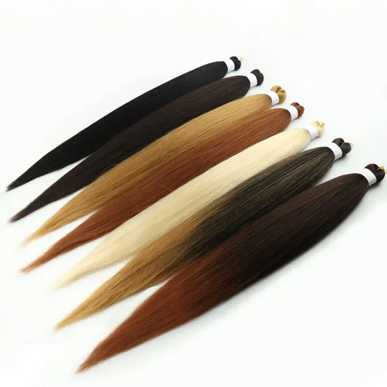 Free Simple Ombre Pre Stretched Prestreched Twin Multi Pack Wholesale Braiding Hair Synthetic Expression