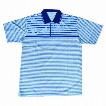 Men's Printed Yarn Dyed Polo Shirt