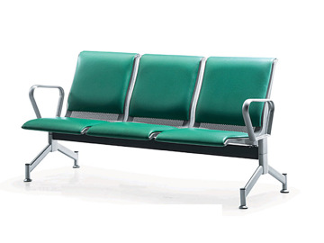 gang chair JYW 0289 with green cushion