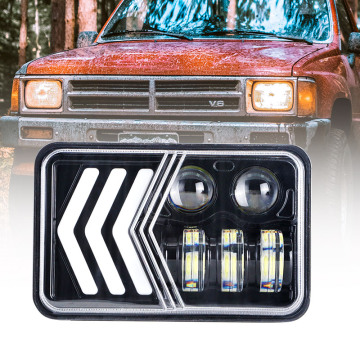Farni di camion a LED da 4x6 pollici per GMC Savana 3500 - motocicletta leggera a LED frontale