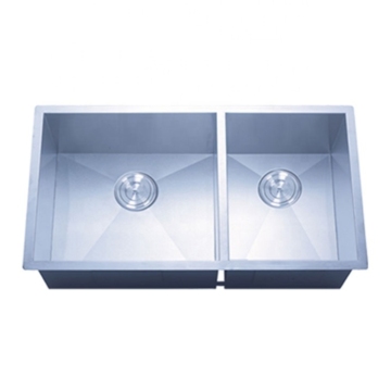 Handmade 304 Stainless Steel Kitchen Basin Sinks Without Faucet