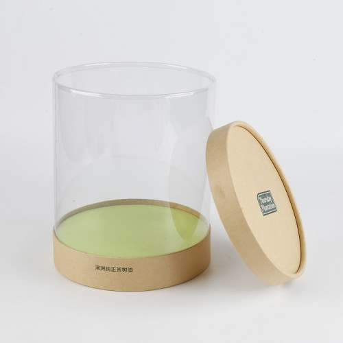 Customized Kraft Paper Oil Food Packaging Tube Box