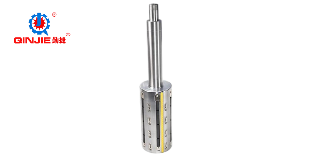 Eixo pneumático de haste passante de aço de 6 polegadas com polia