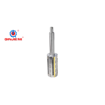 Eixo pneumático de haste passante de aço de 6 polegadas com polia
