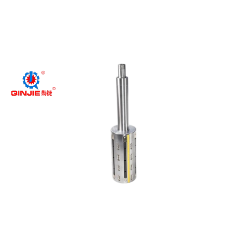 Eje neumático de varilla pasante de acero de 6 pulgadas con polea