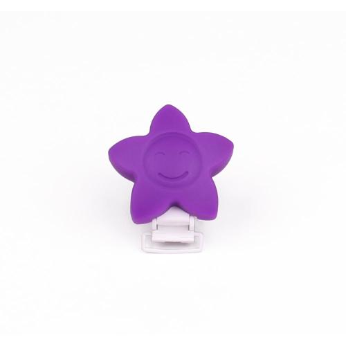 Silicone Teether Clip Baby Pacifier Holder