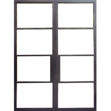Modern Double Swing Aluminum French Glass Doors with Waterproof Thermal Insulation - Customized Sizes from China
