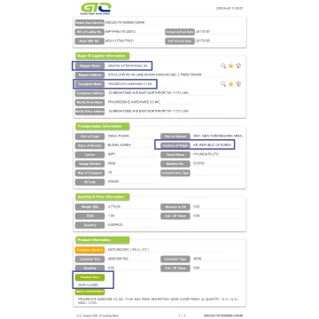 Door Closers USA Import Trade Data