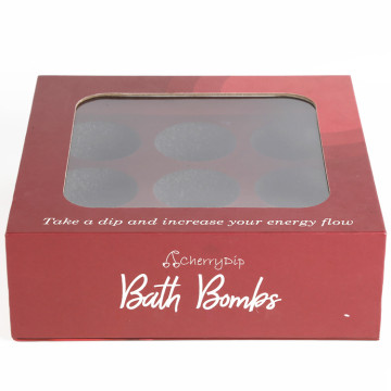 Custom Magnetic Paper Book Box With Window