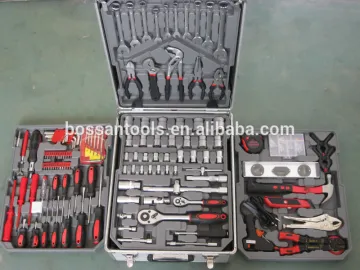 186 pcs germany design with aluminium trolley case hand tool kit