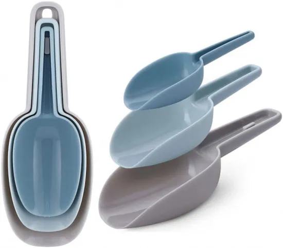 Hot Selling 3pcs Plastic Kitchen Gadgets: Powder, Food, and Flour Shovel