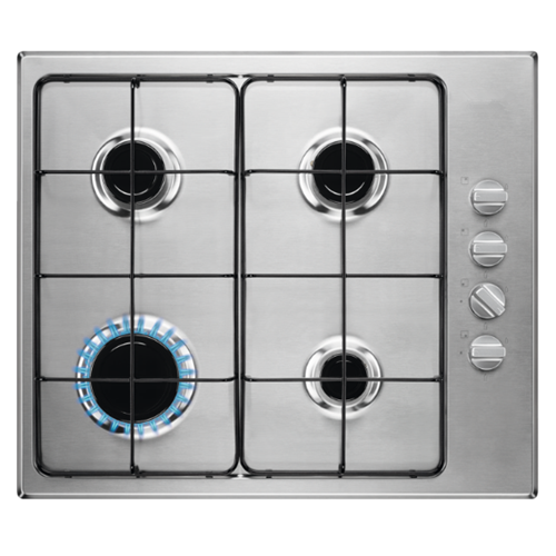 Zanussi Gas Hob 4 Burner Stainless Steel