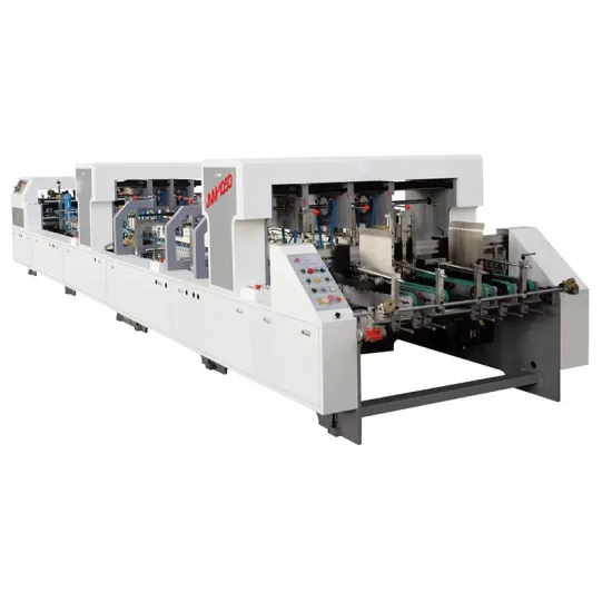 Small Box Folder Gluer Machine for Lock Bottom Boxes
