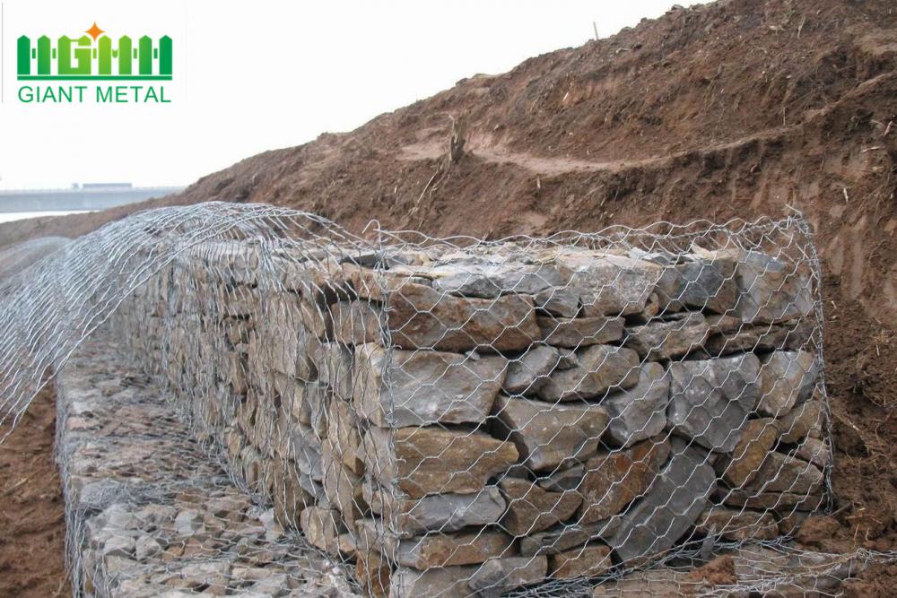 Galvanized Anti Corrosion Hexagonal Gabion Box Wire Mesh