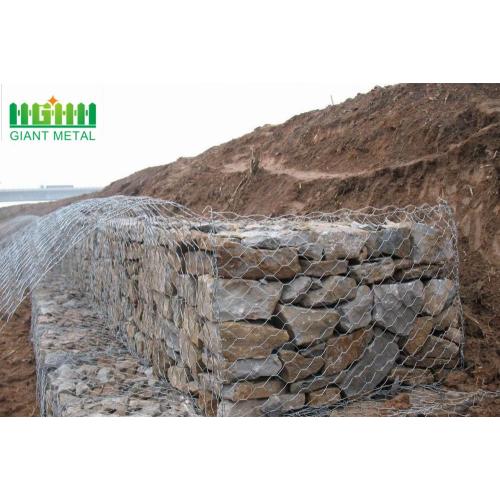 Galvanized Anti Corrosion Hexagonal Gabion Box Wire Mesh