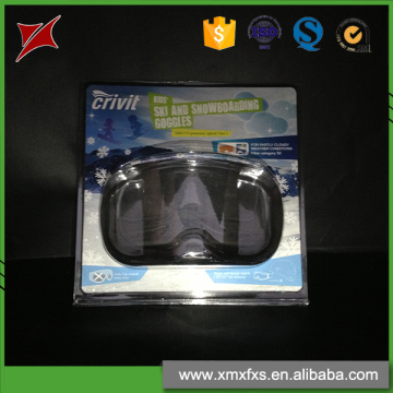 2016 Quality disposable tray ski sunglasses blister packaging/clamshell