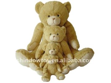 Plush brown teddy bear