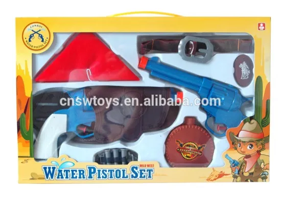 big box cowboy toy gun set with double gun