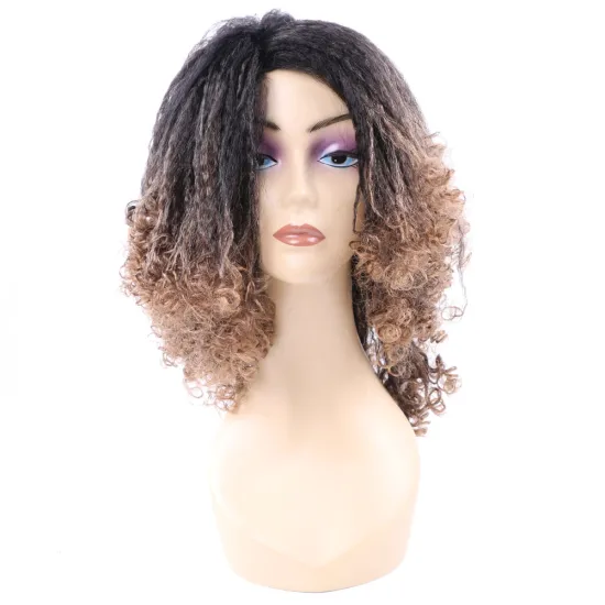 12" Long afro curly kinky bob wigs for black women