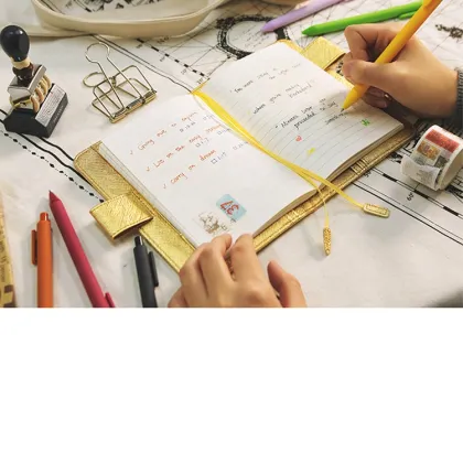 Custom Leather Travel Journal Cover for Hobonichi