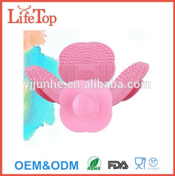Washing Tool Mini Makeup Brush Cleaner Pad with Suction Cup