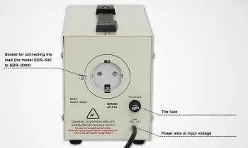 relay control home voltage stabilizer with LED display