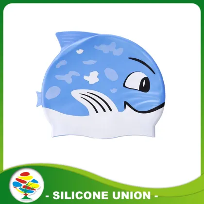 Shark baby waterproof design swimming cap