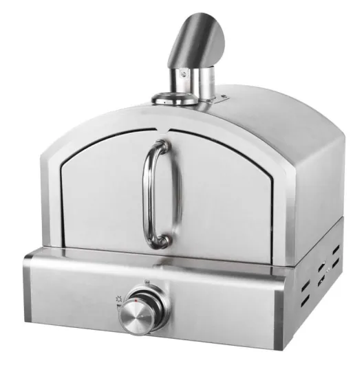 Stainless Steel Gas Pizza Oven with Pizza Stone