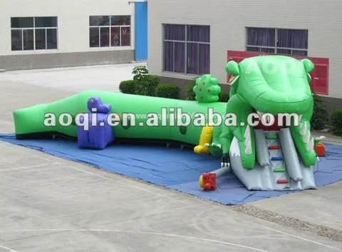 AOQI products selling well unique inflatable lizard crawl tunnel AQ2018 for sale