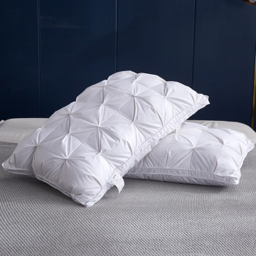 Five-star Hotel Pillow: Velvet, Goose Down Filling, and Size Options